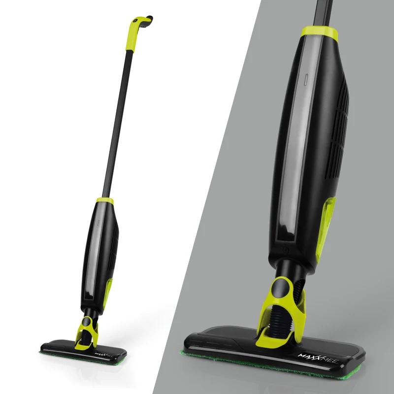 Wischmopp mit Saugfunktion - 180 ml Wassertank - grün/schwarz