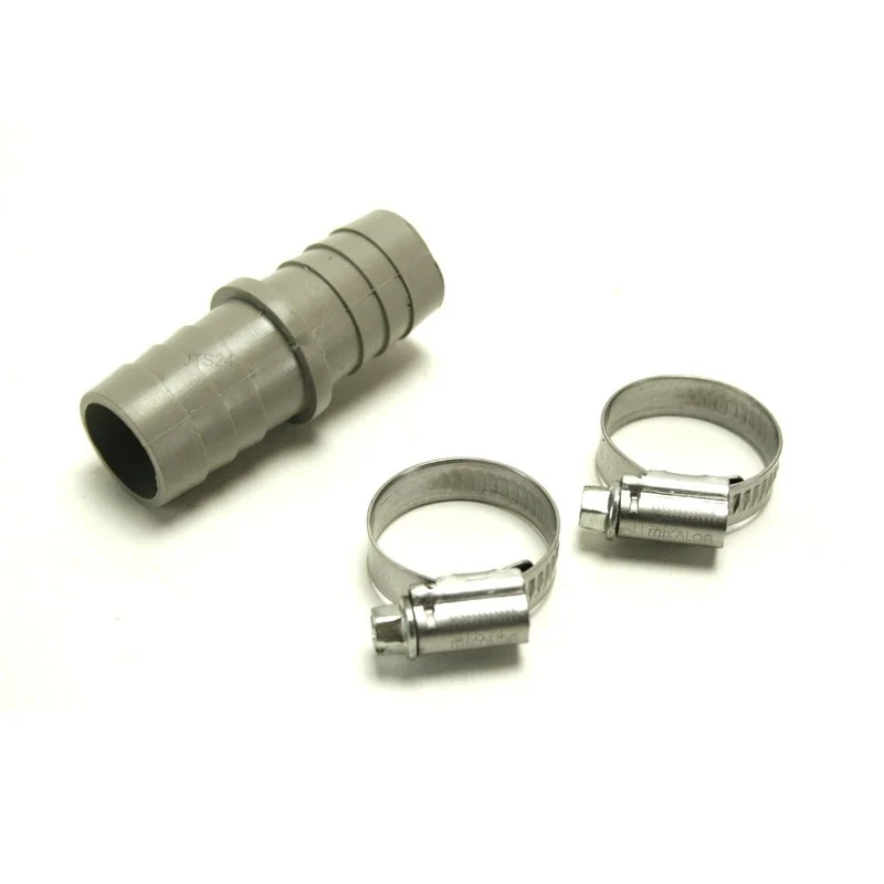 Schlauchverbinder für Ablaufschlauch 22 mm 27mm passend für Ablaufschlauch 2 x 22 mm inkl. 2
