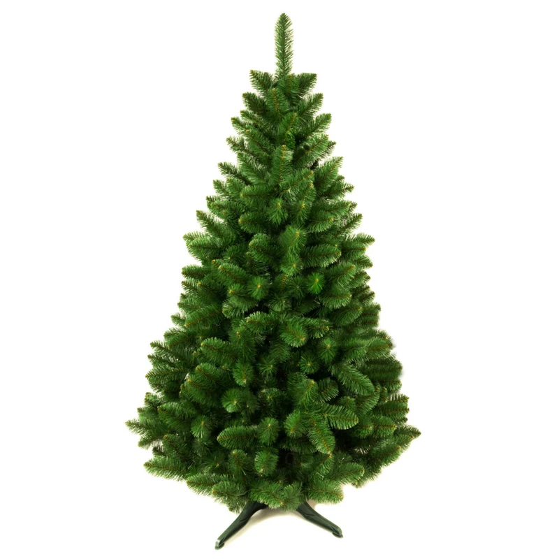 Damich Künstlicher Tannenbaum Kiefer Weihnachtsdeko Christbaum Inkl. Ständer Hergestellt aus PVC-Folie 220cm