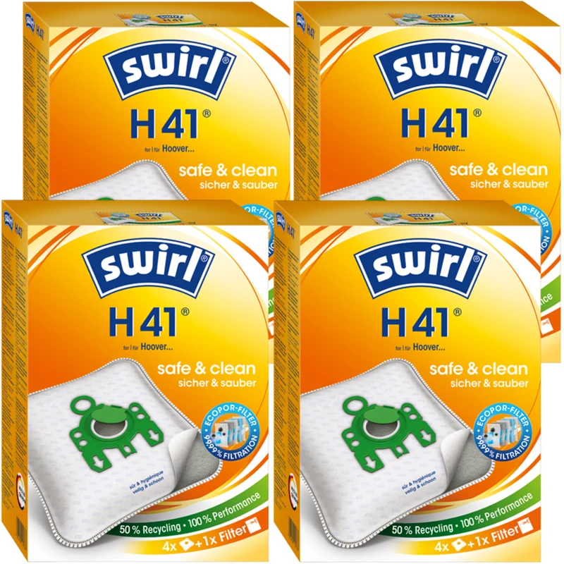 Staubsaugerbeutel kompatibel mit Swirl, Hoover Telios H30 H52