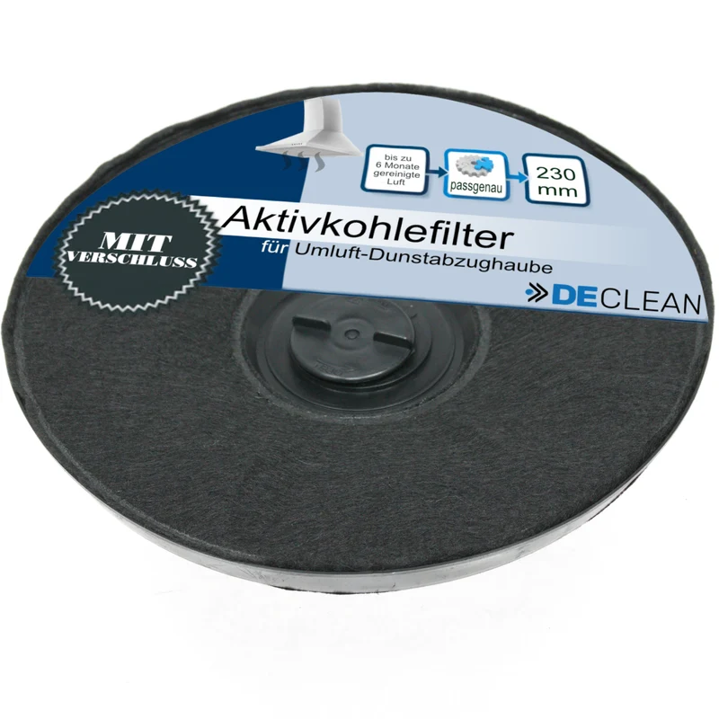 Aktivkohlefilter 230mm kompatibel mit AEG, Electrolux, Bosch EFF57 E233 230mm