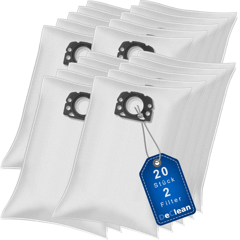 20 Staubsaugerbeutel kompatibel mit Kärcher Vliesfilterbeutel KFI 487, 2.863-006.0