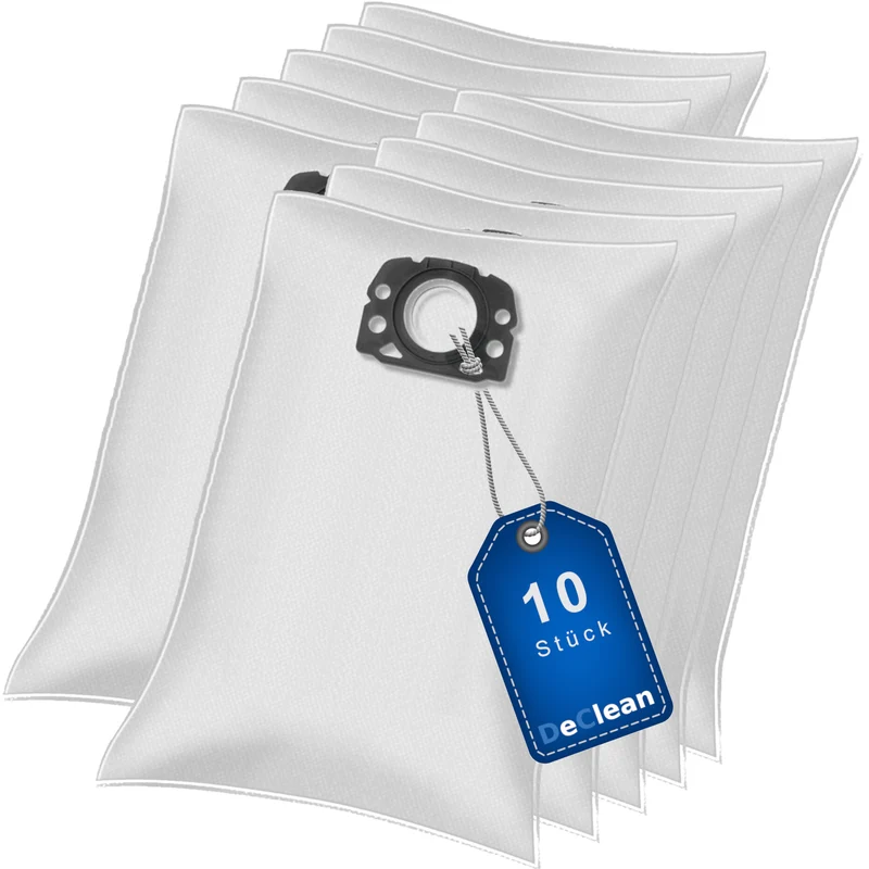 10 Staubsaugerbeutel kompatibel mit Kärcher Vliesfilterbeutel KFI 487, 2.863-006.0
