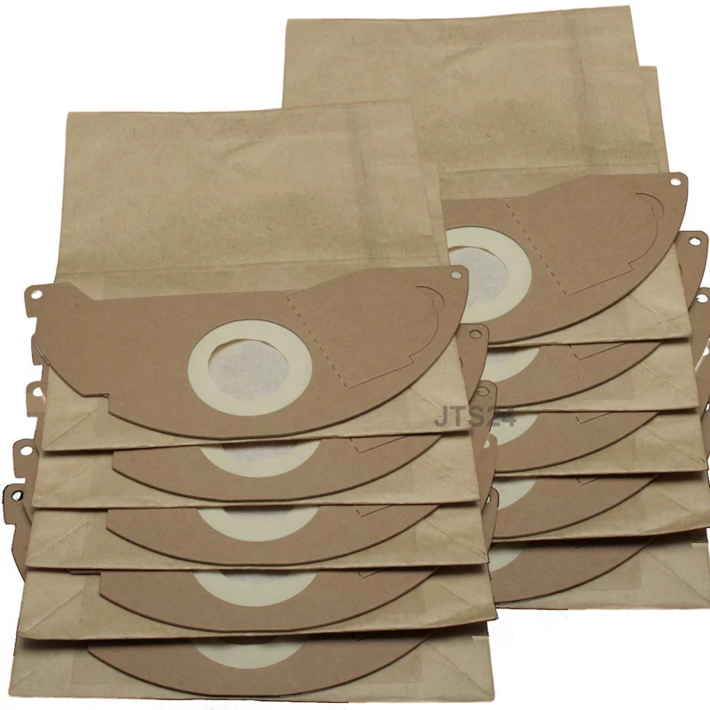 10 Staubsaugerbeutel kompatibel mit Kärcher A2004,A2003,Orig.Gr. 6.904-322