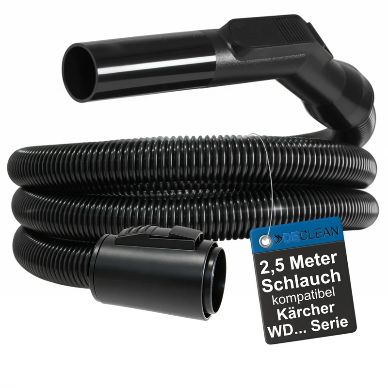 DeClean Staubsaugerschlauch kompatibel mit Kärcher WD 3.200 WD 3.300 WD 3.500 WD 3.800