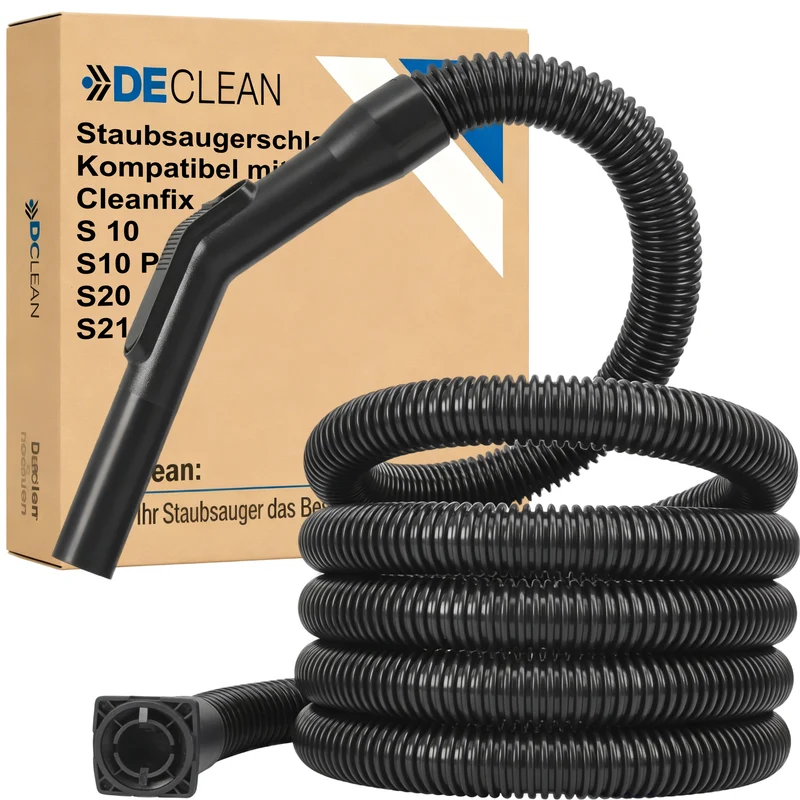 5 Meter Staubsaugerschlauch kompatibel mit Cleanfix S10,S10 plus, S20, S21, SW15, SW20, SW25KW