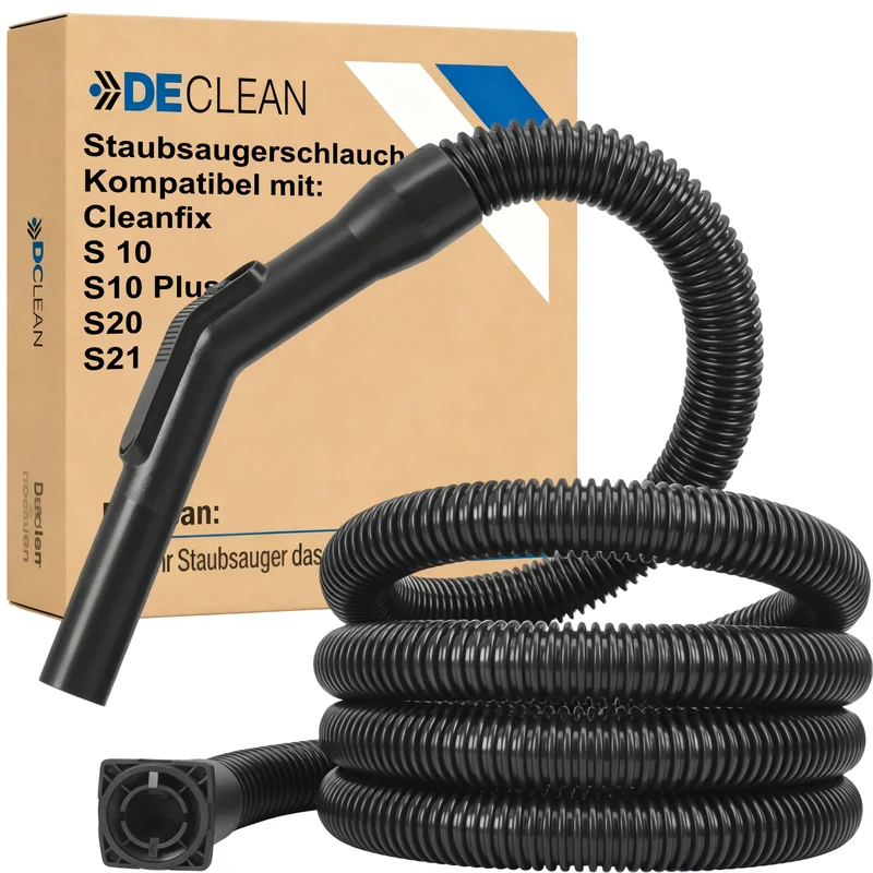3 Meter Staubsaugerschlauch kompatibel mit Cleanfix S10,S10 plus, S20, S21, SW15, SW20, SW25KW