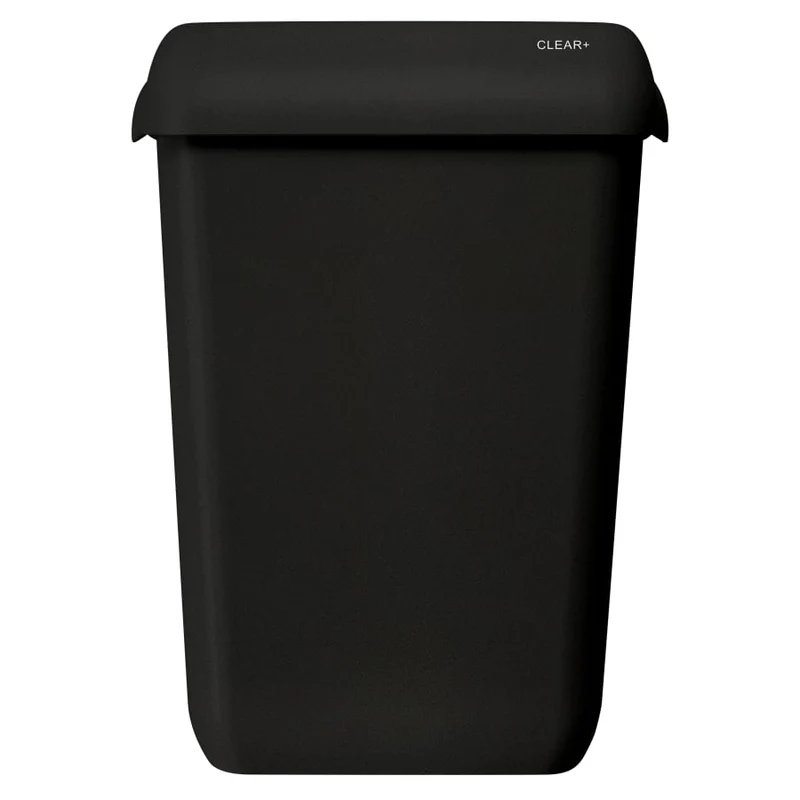 CWS Clear+ EcoBlack Abfallbehälter, 23 Liter, schwarz