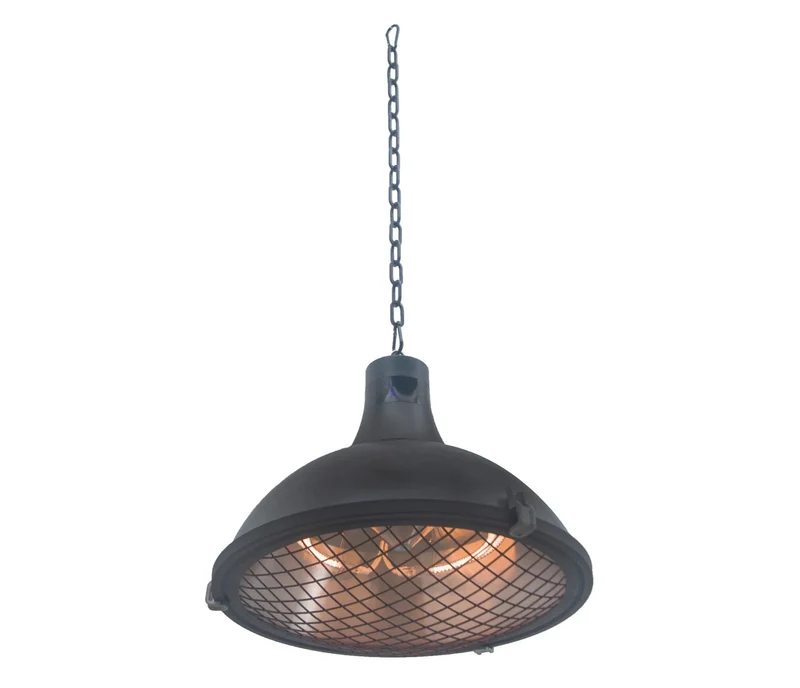 LACOR Infrarot-Heizlampe Schwarz 2100W – mit Fernbedienung IP44
