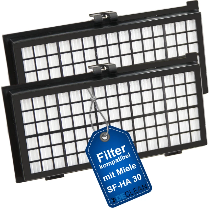 2 Filter kompatibel mit Miele SF-HA30 Classic C1,EcoLine,Cat & Dog