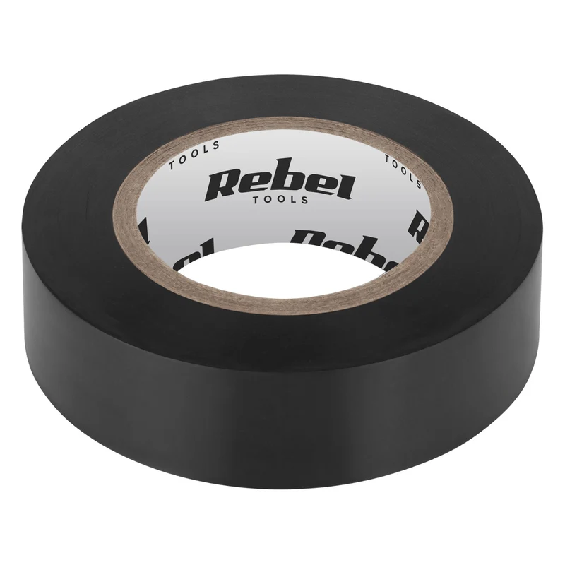 REBEL Isolierklebeband (0,13 mm x 19 mm x 10 yd) schwarz