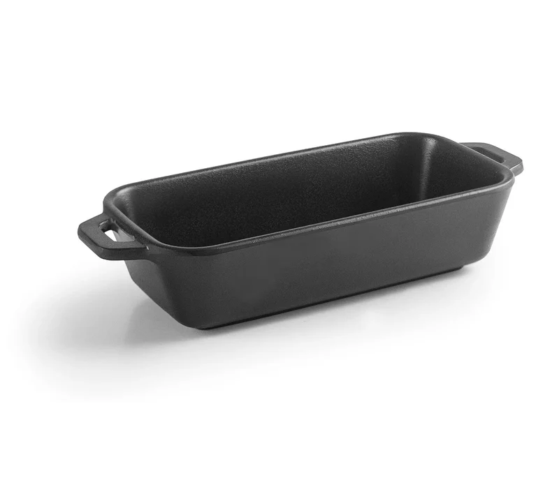 LACOR rechteckiger Melamin-Topf Mini-Cocotte Schwarz 63391