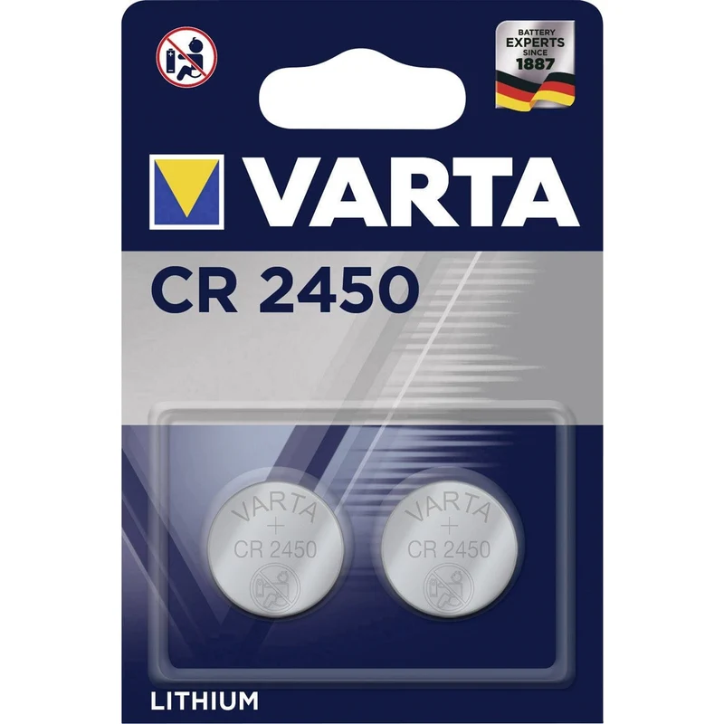 BATTERIE CR2450 3V LITOWA VARTA PROFESSIONAL - 2 Stück