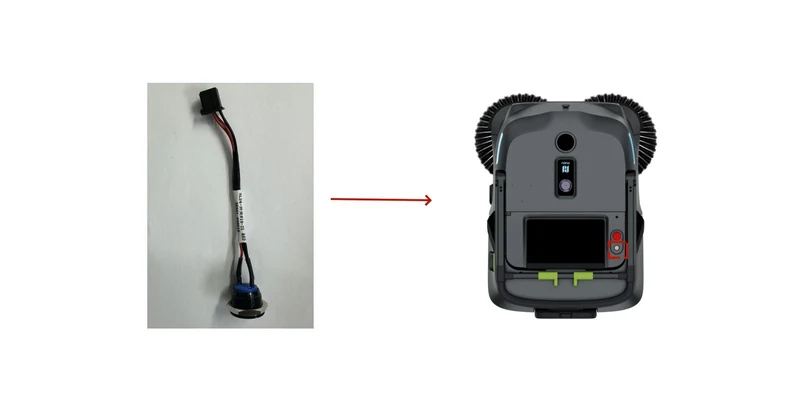 MT1 – Schlüsselschalter Anschlusskabel (Key switch connection cable)