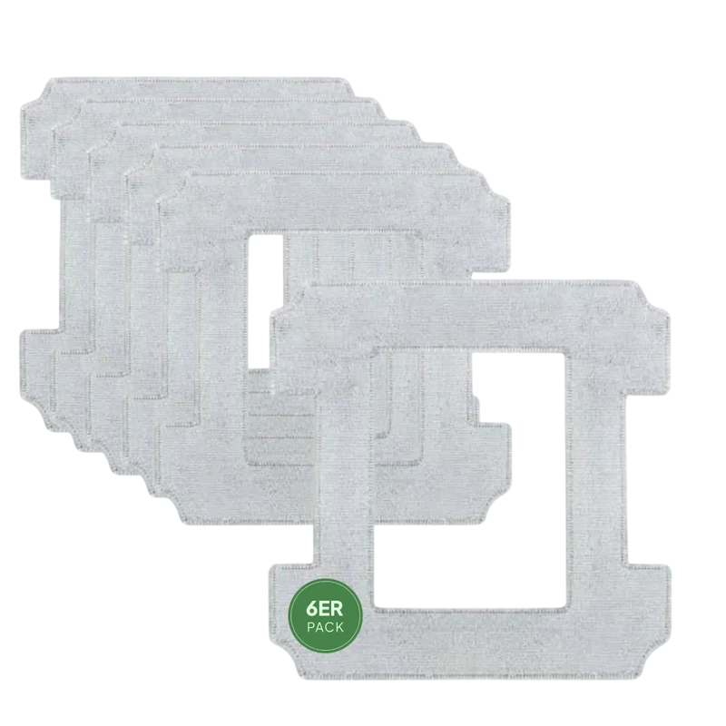 Reinigungstücher - für ECOVACS WINBOT Fensterroboter – in Original-Qualität, 6 Stück