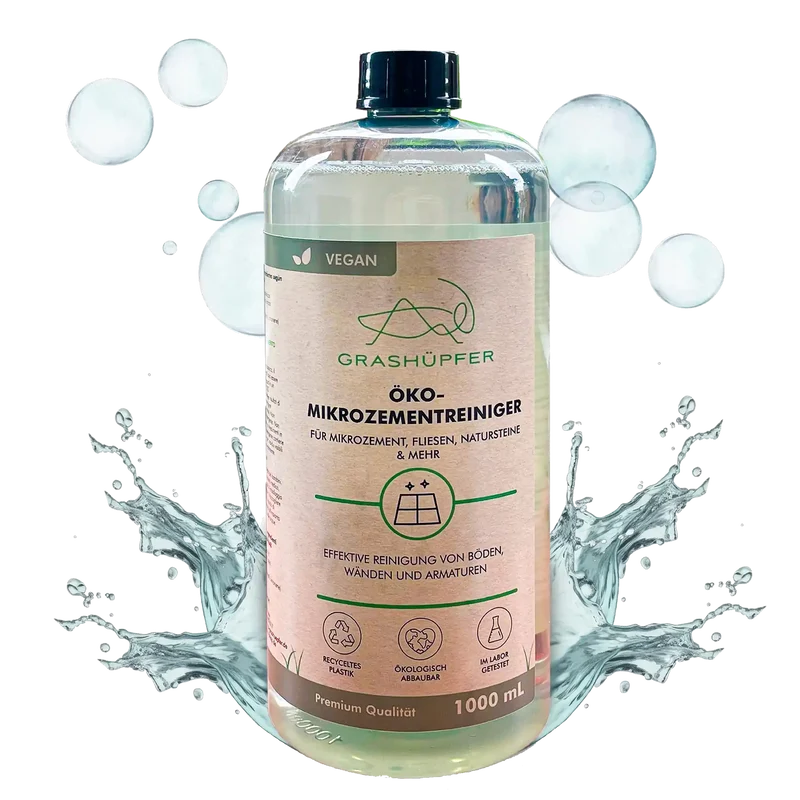 Öko-Mikrozementreiniger - für Mikrozement, Fliesen und Natursteine, 1L