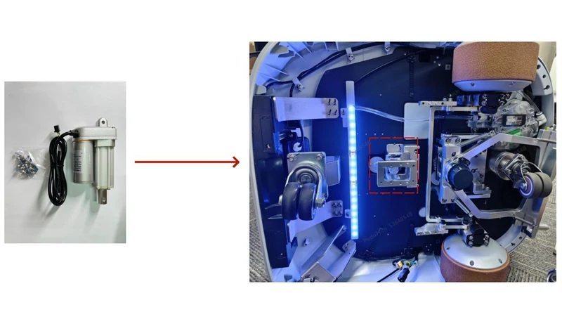 CC1 – Walzenbürsten Stellmotor / Roller brush actuator motor