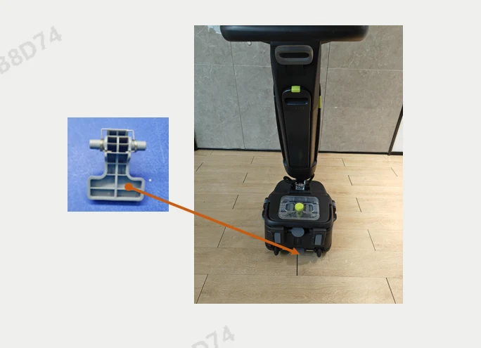 SH1 – Schmutzwassertank Entriegelungspedal / Sewage Tank Pedal Assembly