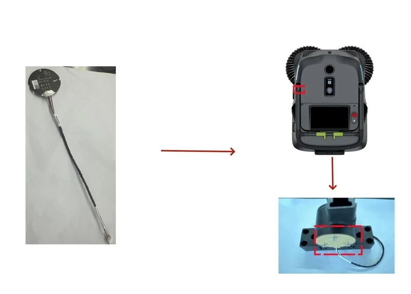 MT1 – Armlehnen-Winkelsensorplatine (TF2) / Armrest Angle Detection Plate (TF2)