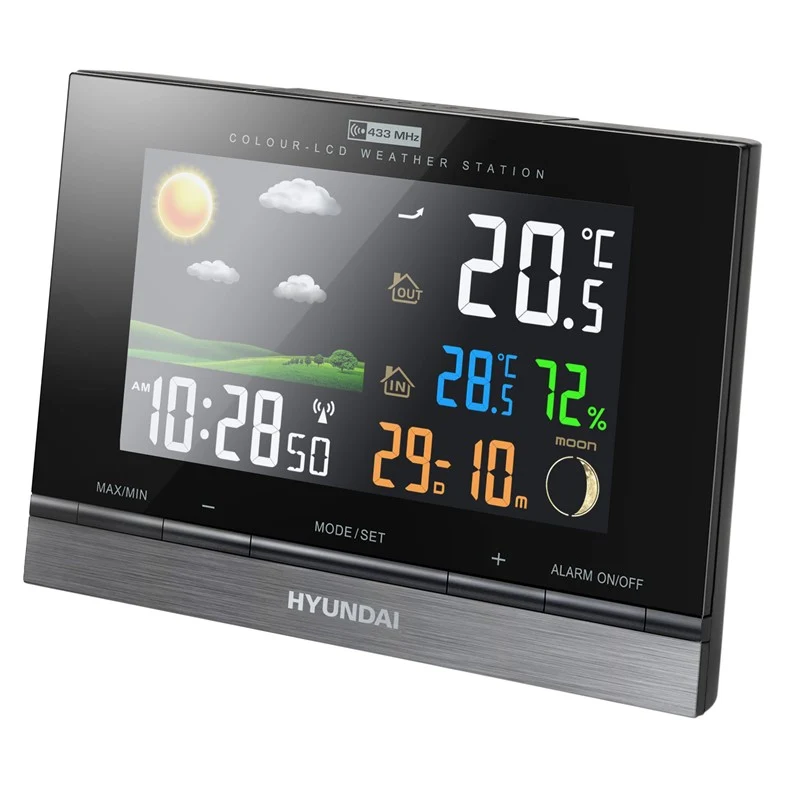Wetterstation Hyundai WS 2303 schwarz