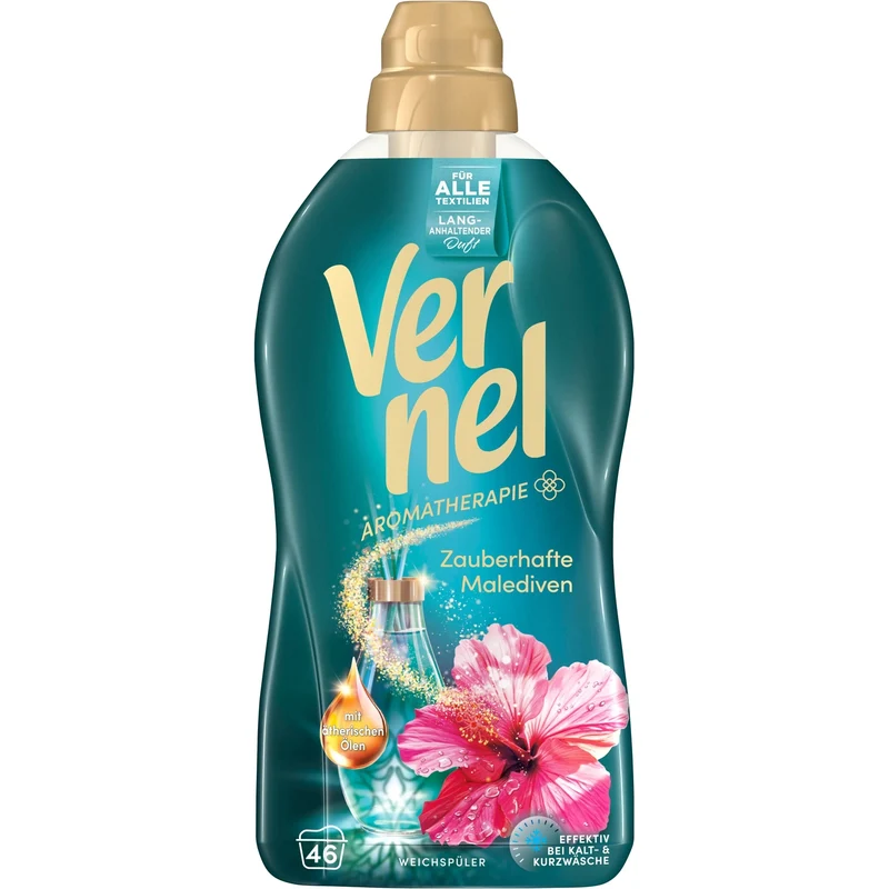 Vernel Aromatherapie Zauberhafte Malediven Weichspüler, 46 WL