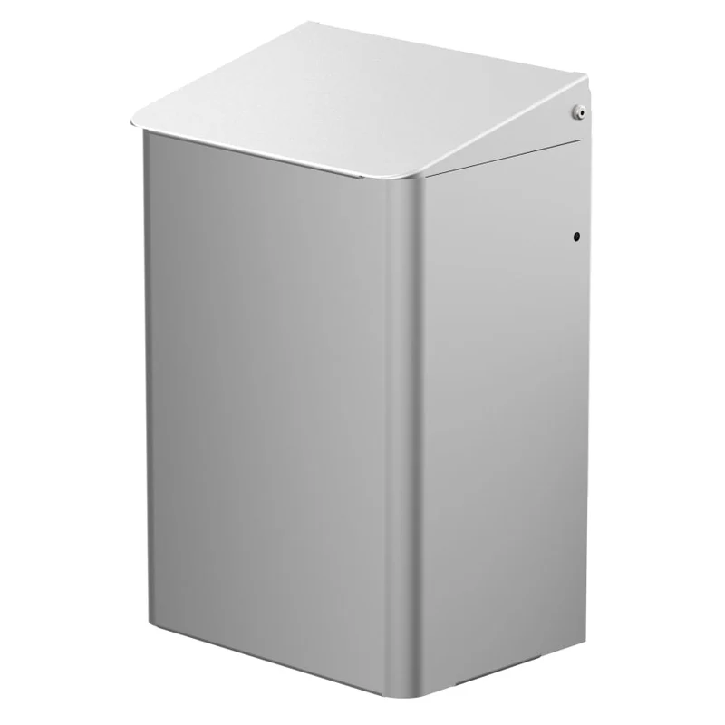 CWS Abfallbehälter, Aluminium, 6 Liter