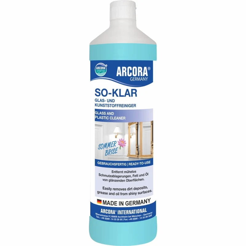 ARCORA SO-KLAR Glas- und Kunststoffreiniger