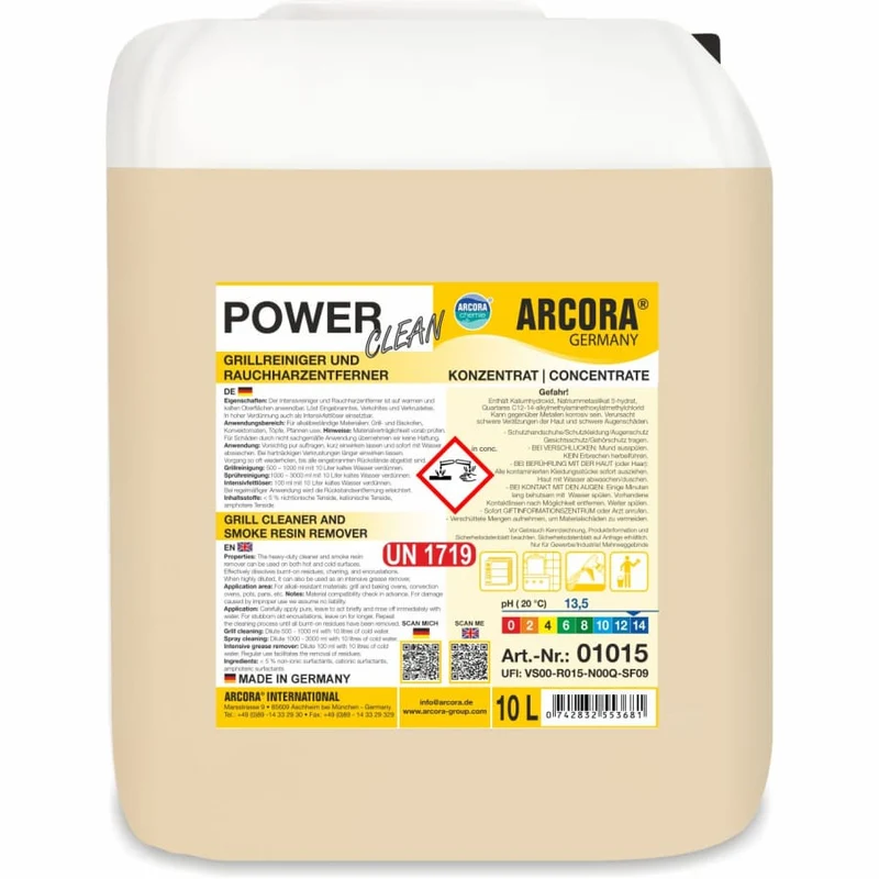 POWER-CLEAN Grillreiniger und Rauchharzentferner