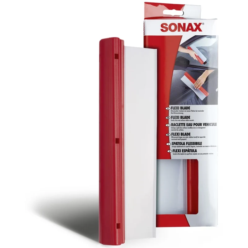 SONAX Abzieher Flexiblade – 1 Abzieher mit flexibler Silikonlippe