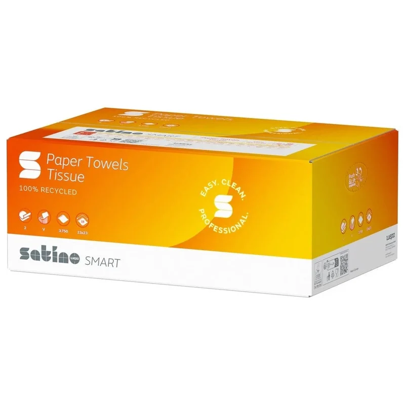 Satino Smart Papierhandtücher 2-lagig 23x23