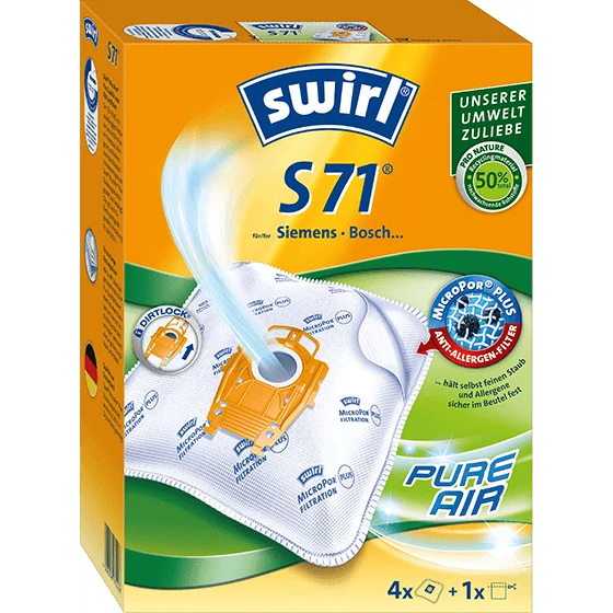 swirl Staubsaugerbeutel S 71, mit MicroporPlus-Filter