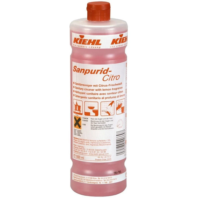 Kiehl Sanpurid Citro Sanitärreiniger auf Säurebasis