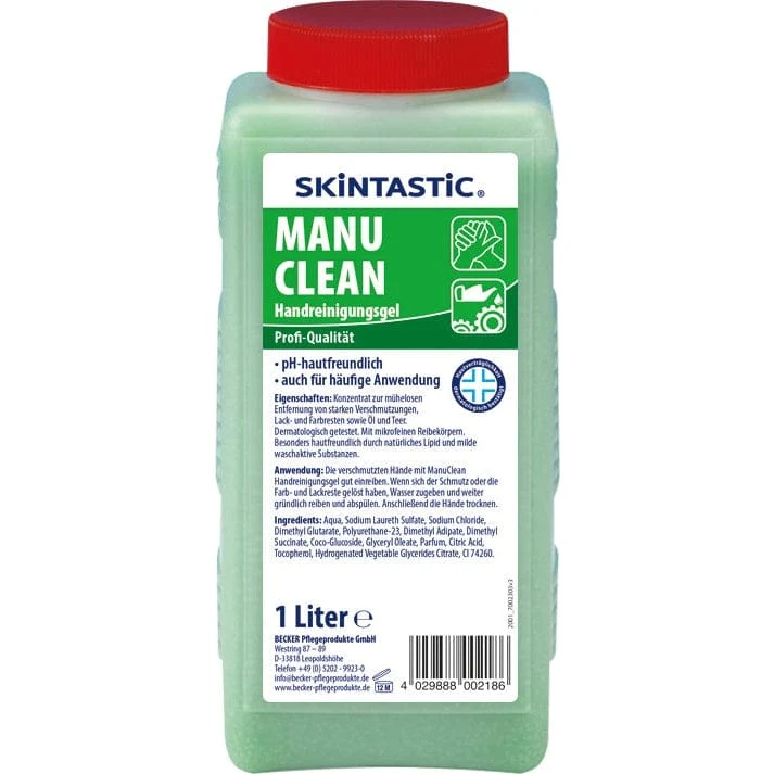 EILFIX MANU CLEAN HANDREINIGUNGS-GEL mit mikrofeinen Reibekörpern