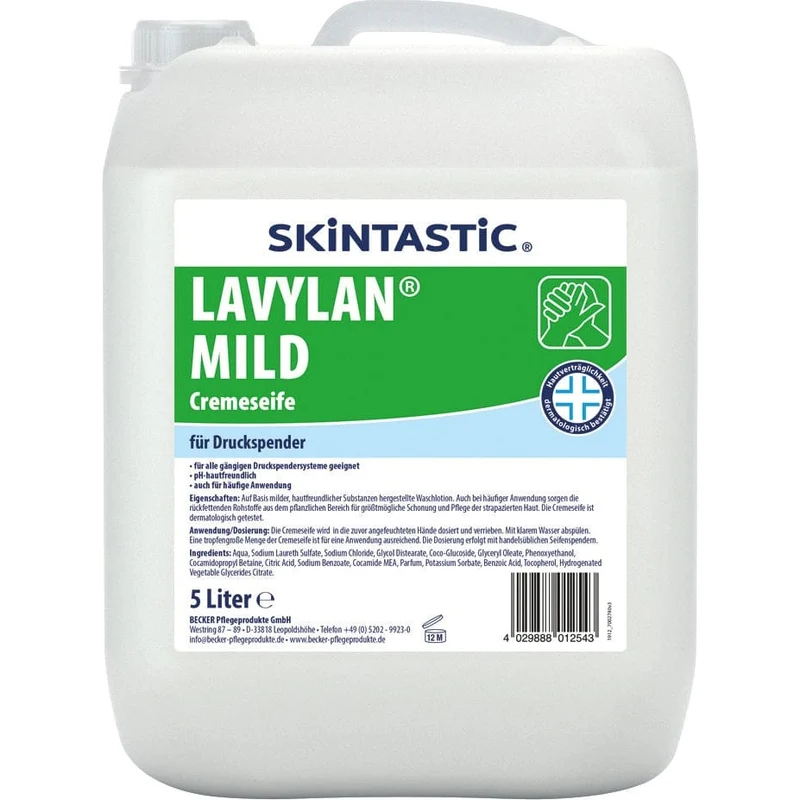 Skintastic LAVYLAN MILD Cremeseife für Druckspender