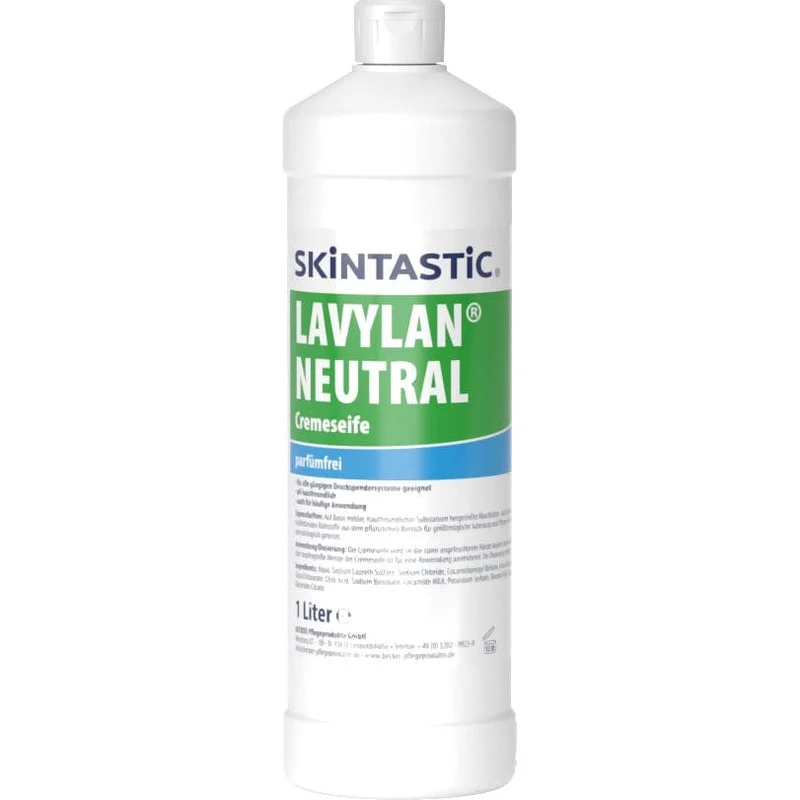Skintastic LAVYLAN NEUTRAL parfumfrei Cremeseife für Druckspender