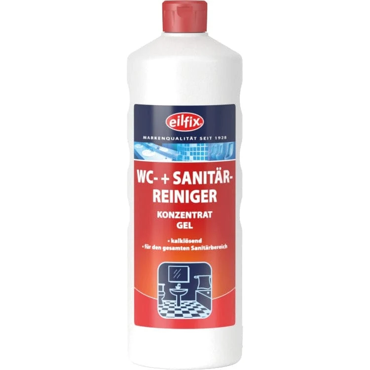 EILFIX WC + SANITÄRREINIGER (WC-Rot) Konzentrat Gel