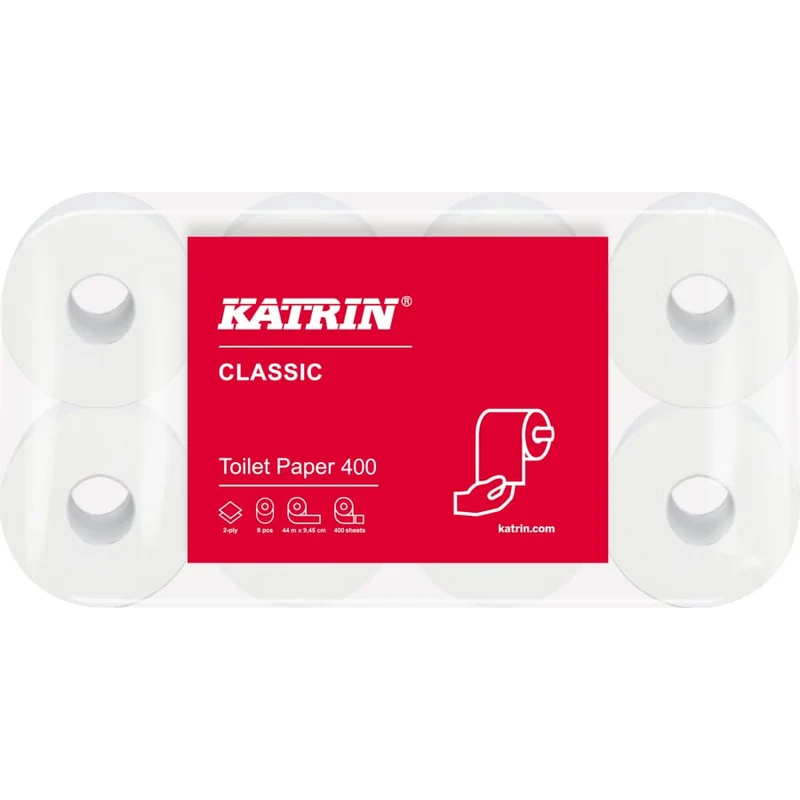 KATRIN Toilettenpapierrolle 400 Blatt