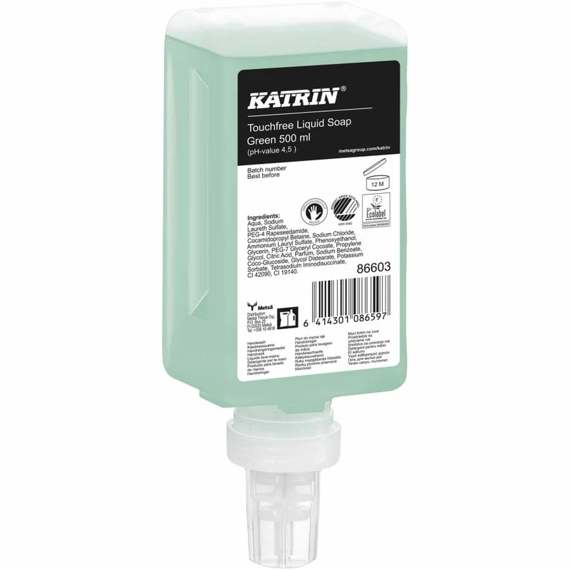 KATRIN Touchfree Flüssigseife Green, mit Duft, 500 ml