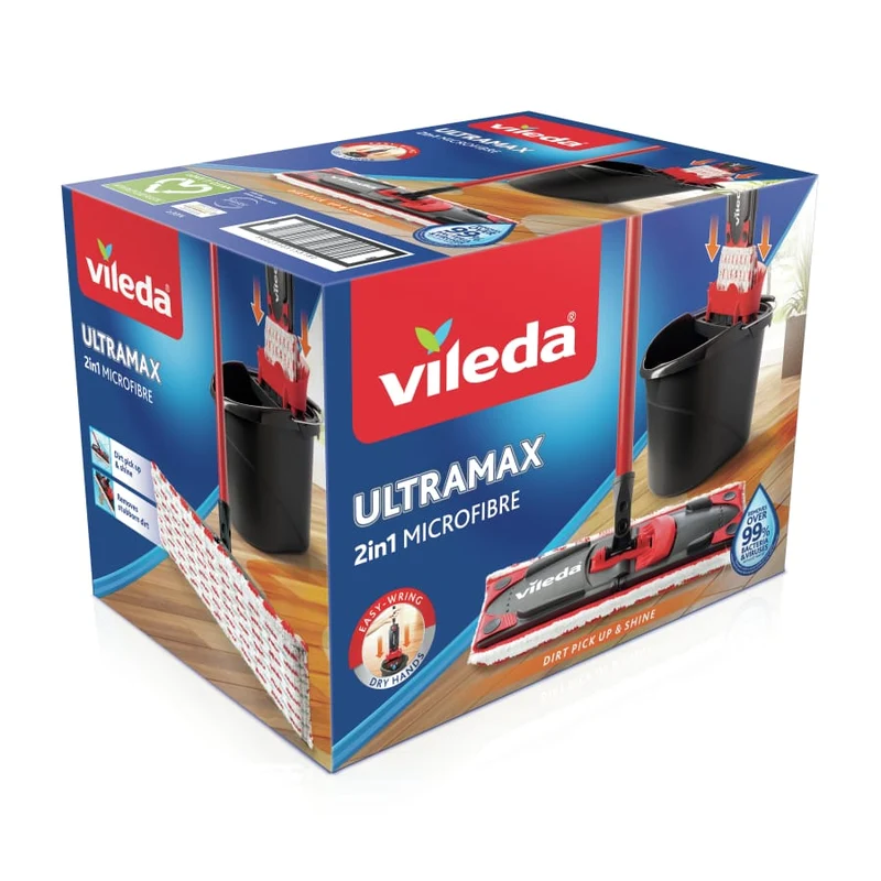 Vileda UltraMax 2in1 Komplett-Box Bodenwischer-Set