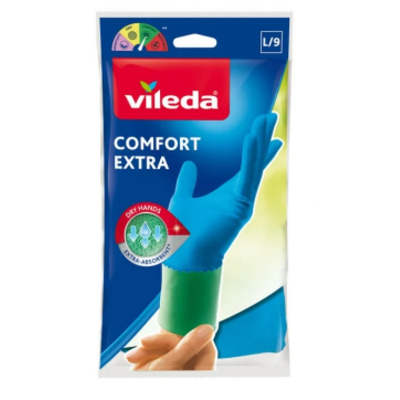 Vileda Comfort Extra Premium Handschuhe Größe L