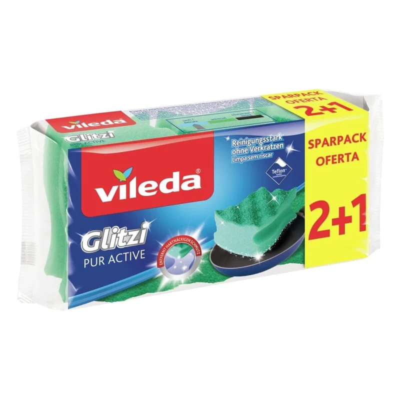 Vileda Glitzi Pur Active 2+1 Topfreiniger