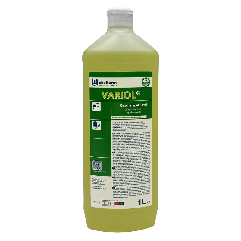 Dreiturm Variol® Geschirrspülmittel, manuelles Spülmittel