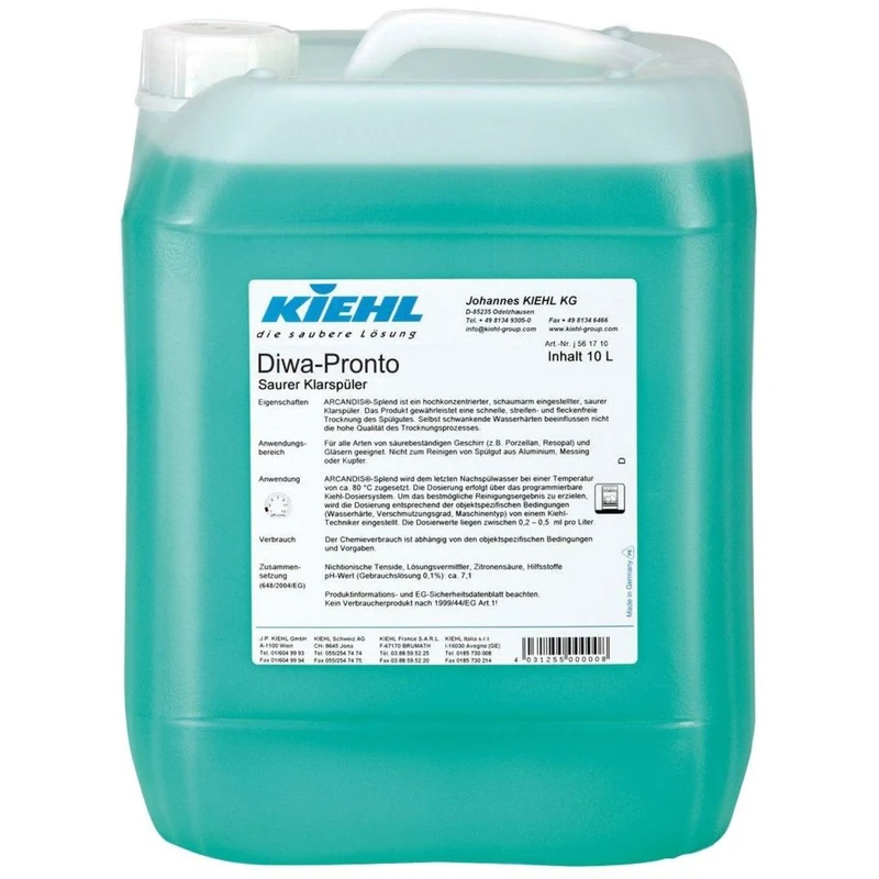 Kiehl DIWA-Pronto saurer Klarspüler