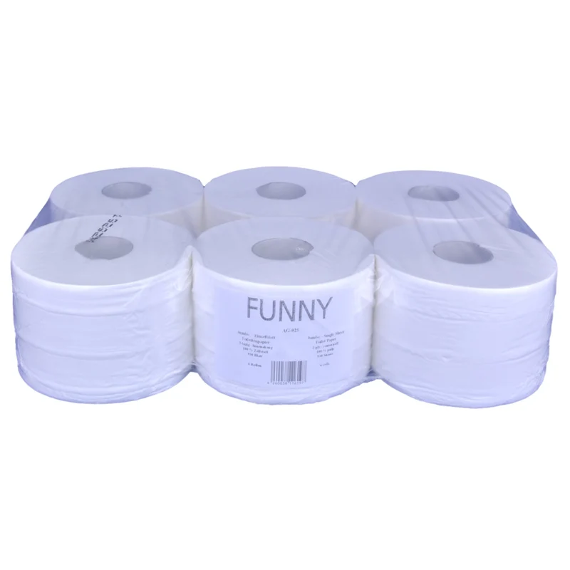 Jumbo-Einzelblatt Toilettenpapier, 2-lagig
