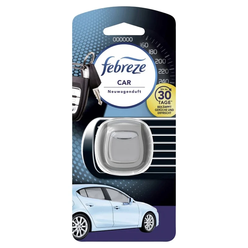 Febreze Car Auto-Lufterfrischerclip Neuwagenduft