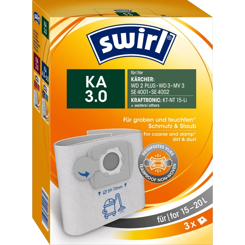Swirl® Staubsaugerbeutel KA 3.0