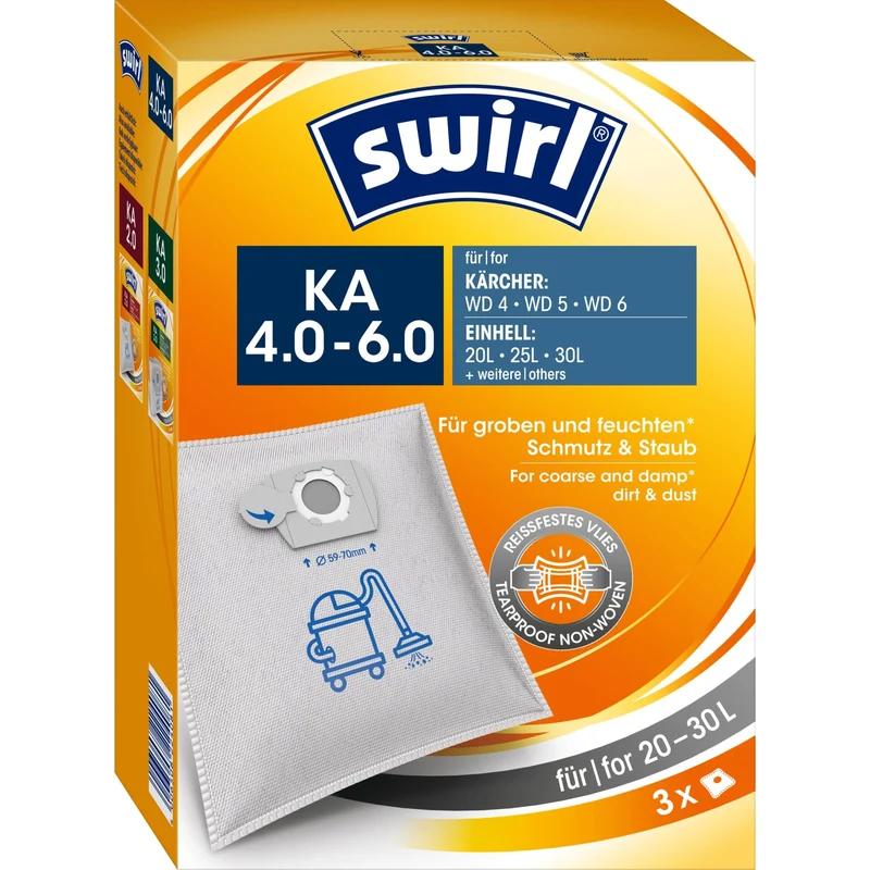 Swirl® Staubsaugerbeutel KA 4.0-6.0