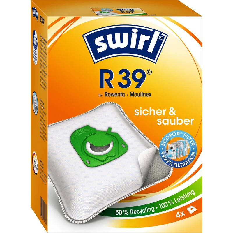 Swirl® R 39 Ecopor® Staubsaugerbeutel