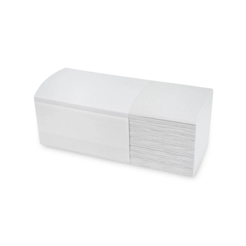 Sobsy Papierhandtücher, 2-lagig, V-Falz, 24 x 20,5 cm, weiß