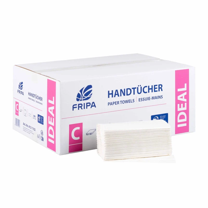 Fripa Papierhandtücher Ideal, C-Falz, 25 x 33 cm